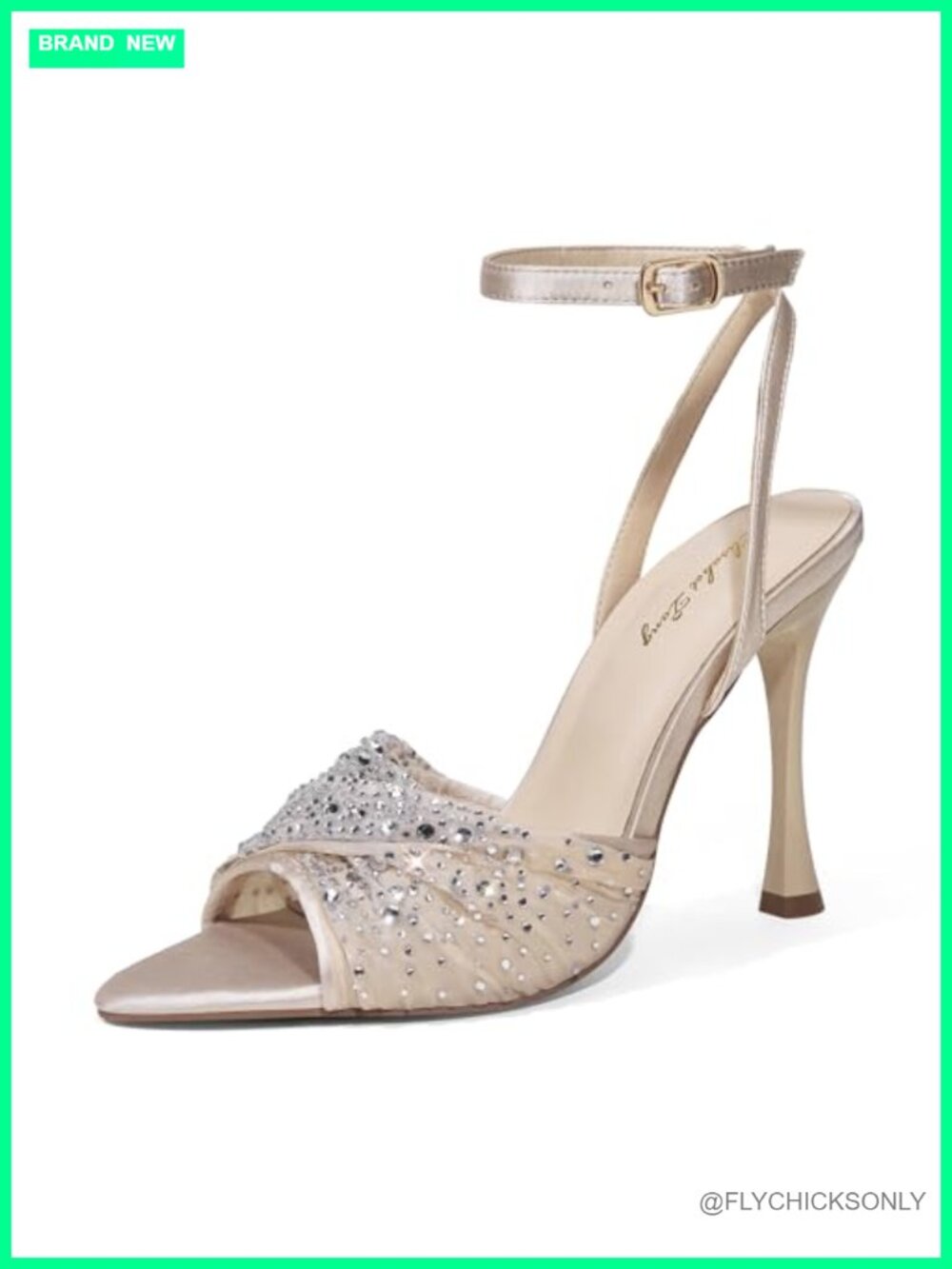 Women's Stiletto High Heels Peep Toe Wedding Dress Sandals